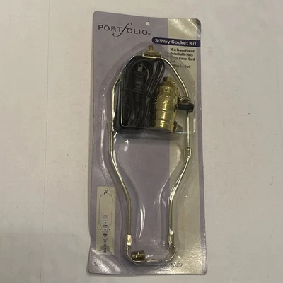 Portfolio 0059667 NUEVO Kit de Construcción de Cable de Arpa Enchufe de Lámpara de Tres Vías De Colección Años 90 Foto 1 de 4