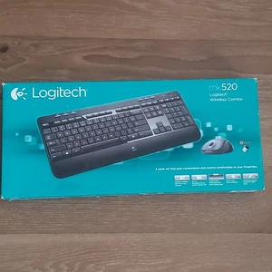 Logitech 920-002553 MK520 Advanced 2.4 GHz Wireless Keyboard and Mouse Combo NEW - Picture 1 of 7