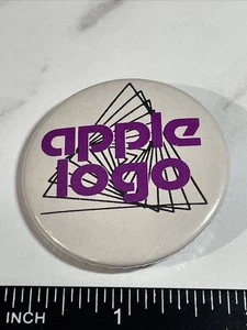 Botón Pinback Logo Apple Años 80 HS29b - Imagen 1 de 2