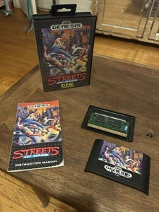 Streets of Rage (Sega Genesis, 1991) komplett CIB Handbuch Hang Tab Authentic - Bild 1 von 12