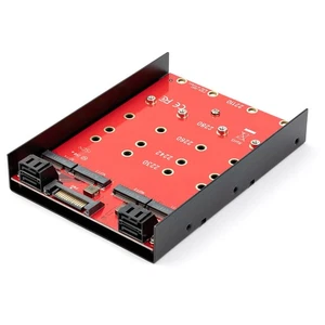 StarTech 4x M.2 to 3.5in SATA HDD Adapter P/N 35S24M2NGFF - Picture 1 of 2