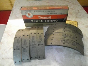 NORS Front & Rear Brake Linings 1935 1936 1937 1938 1939 1940 Packard Eight 120 - Picture 1 of 6