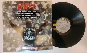 EAZY-E  We Want Eazy 12” EP Vinyl Record N.W.A. Dre Dre Mc Ren Rap Rare Single - Picture 1 of 3