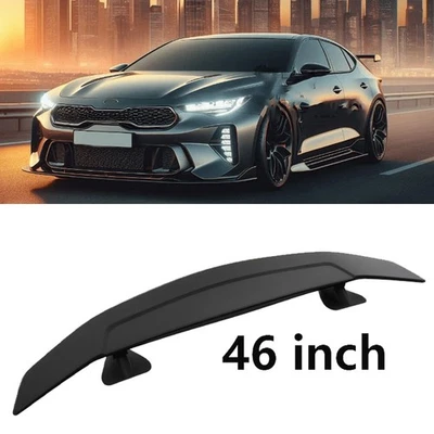 46" Rear Trunk Spoiler Lip Racing GT Style Wing Matte Black For KIA K5 2023-2025 Foto 1 de 4