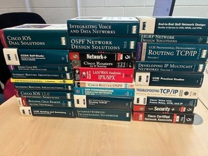 Cisco networking books in bulk - 27 paperback & hardback books. - Picture 1 of 4