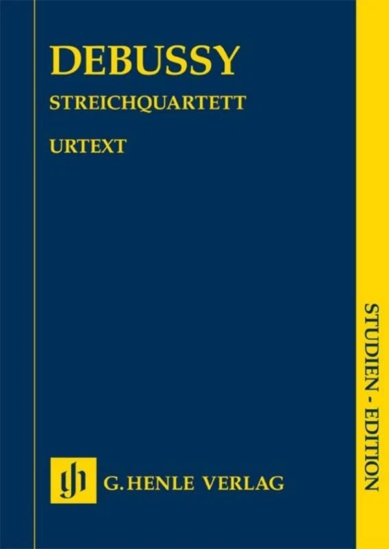 Study Score for Debussy String Quartet Classical Music Henle Urtext 7x10 Book - Image 1 of 1