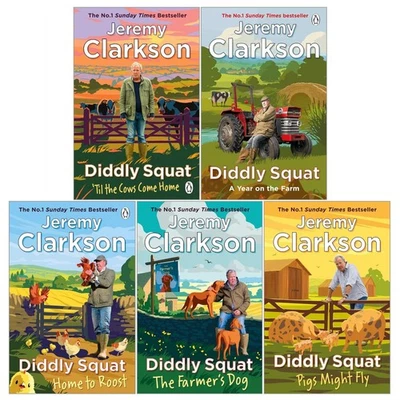 Diddly Squat Series Collection 5 Books Set by Jeremy Clarkson, PB/HB NEW - Image 1 of 4
