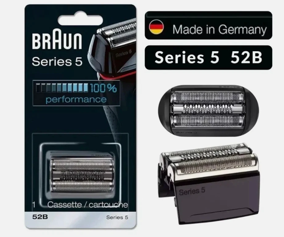 Original Braun Serie 5 Kombipack 52B schwarz Scherkopf+Folie Schereinheit CV3IUR