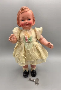 Vintage Celluloid Wind Up Doll Germany DBGM - Picture 1 of 7