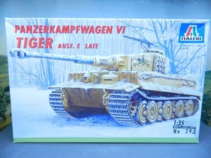 1/35 Kit Italeri No. 293 PANZERKAMPFWAGEN VI TIGER Ausf. E (LATE) Complete - Picture 1 of 2