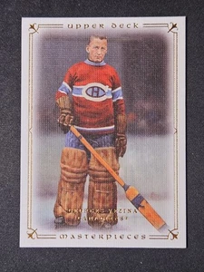 08-09 Upper Deck Masterpieces George Vezina 🚨🚨🚨 Montreal Canadiens  - Foto 1 di 2