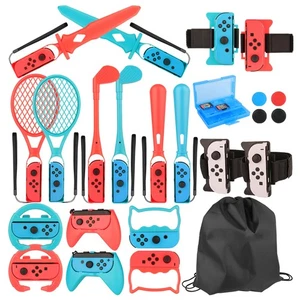 24 in 1 Switch Sports Accessories Kit for Nintendo Switch Sports, Switch Cont... - Picture 1 of 9