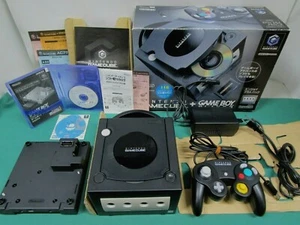 Nintendo GameCube Konsole + Game Boy Player Enjoy Plus Pack. Schwarz. JAPAN. 655 - Bild 1 von 12