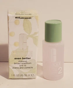 BASE DE MAQUILLAJE CLINIQUE COSMETICS AÚN MEJOR AMPLIO ESPECTRO WN46 Y LOCIÓN - Imagen 1 de 3