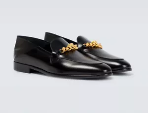 Versace Herren Medusa Kettendetail Leder Halbschuhe Gr. 42-9 US Neu 10057791A04036 - Bild 1 von 9