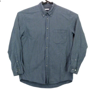 Halogen Mens Button Up LS Collared Shirt Size Medium Multicolor Plaid - Picture 1 of 4