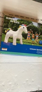 Inflatable Unicorn Sprinkler water play Summer approx 7 Ft Tall outdoor yard - Picture 1 of 6