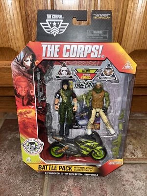 THE CORPS TROLL And SMOKE Battle Pack 2 Figura Con Motocicleta Y Cómic Nuevo Foto 1 de 4