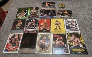 Triple H HHH 15 CARD LOT + COIN WWE TOPPS PANINI - Picture 1 of 1
