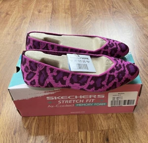 Skechers Cleo Claw - einige rosa Leopardendruck Gepard flache Schuhe Größe 5,5 - Bild 1 von 7