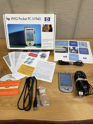 HP iPAQ Pocket PC H1940 266MHz 64MB RAM 3.5-in TFT Color LCD TESTED WORKING - Image 1 of 4