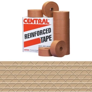 3" X 375' Kraft Central 270 Reinforced Tape (8 Per/Case) - Picture 1 of 1