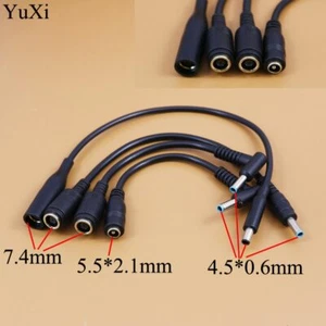 Power Connector 7.4*5.0 mm Female to Male Charger Cable Adapter for HP Ultrabook - Picture 1 of 9