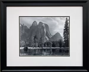 Ansel Adams "Cattedrale Rocce" NUOVA PERSONALIZZATA INCORNICIATA litografia STAMPA ARTISTICA foto - Foto 1 di 3