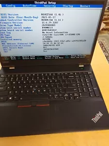 Lenovo ThinkPad P51s Core i7-6500U@2,50 GHz, 8 GB RAM, NO HD, PER PARTI DI RICAMBIO - Foto 1 di 14