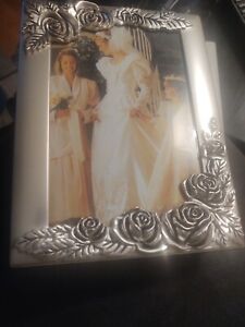 Satin Rose Silver Plated Wedding Photo Album By Godinger