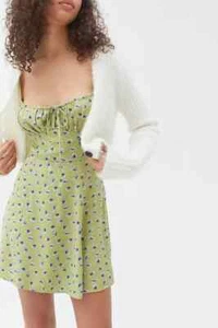 Urban Outfitters BDG Kamaryn Mini Dress M Women Casual Floral Printed NEW 40706 - Picture 1 of 9
