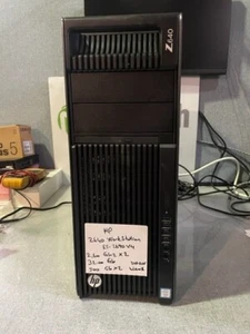 HP Z640 Workstation Tower 2x Xeon E5 2690 V4 2.60Ghz 32Gb 2x500HD DVDRW Linux - Picture 1 of 8