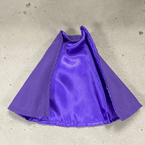 SU-C-MOTU-SK: 1/12 Purple Fabric Wired cape for 6" MOTU Skeletor Mythic Legions Cover