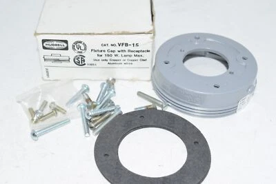 NUEVO Receptáculo de enchufe Hubbell VFB-15 150W  Foto 1 de 4
