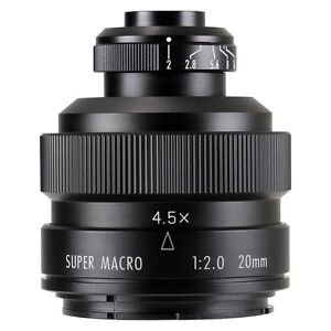 Zhongyi Mitakon 20mm f/2 4.5X Super Macro Lens for DSLR Canon Nikon Pentax Sony