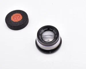 Wollensak f/4.5 Enlarging Velostigmat 3-1/2" Focus Lens & Cap (#12640) - Picture 1 of 6