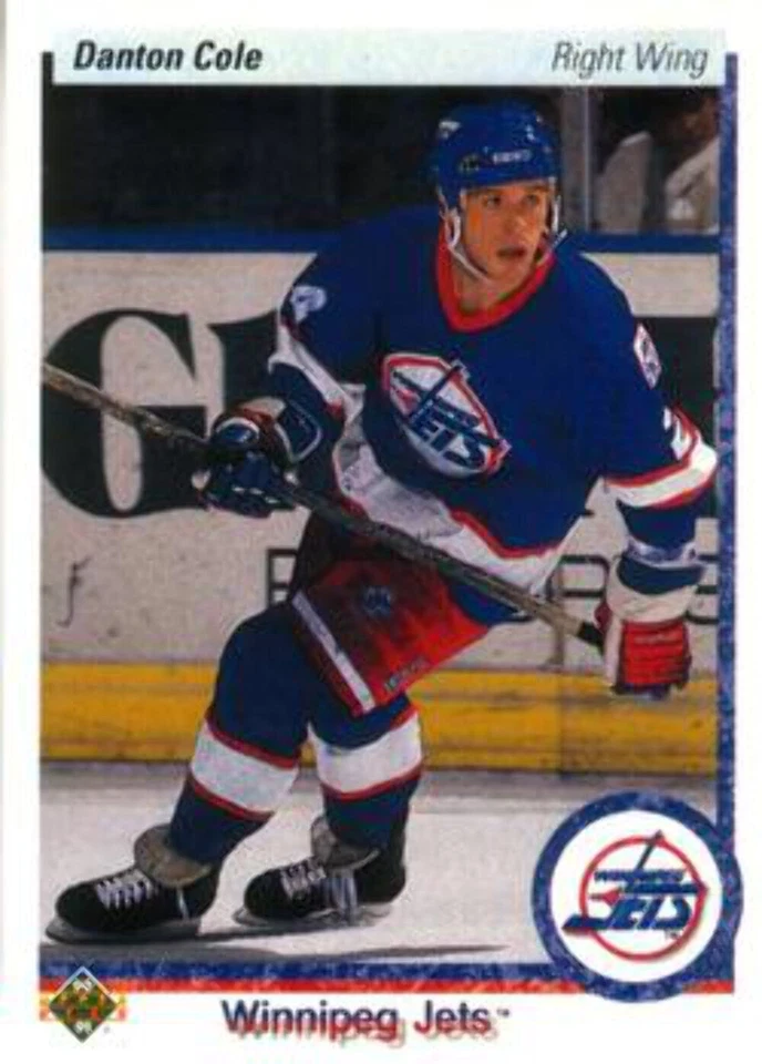 #517 Danton Cole - Winnipeg Jets - 1990-91 Upper Deck Hockey - Image 1 of 1
