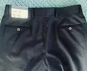 NWT Tommy Hilfiger 100% Wool Pants Men's 34” X 40” Tyler Navy Tailored Worsted - Picture 1 of 9