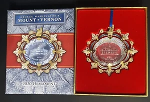 Mount Vernon 2020 Christmas Ornament George Washington Tree Holiday America USA - Bild 1 von 7