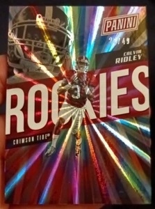 2018 Panini Calvin Ridley Sunburst Prizm Rookie Refractor - #D/49 RARE 🔥Titans - Bild 1 von 3