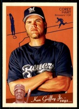 2008 Upper Deck Goudey Corey Hart Milwaukee Brewers #108 MLB Baseball