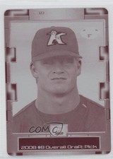 2008 TRISTAR Prospects Plus Printing Plate Magenta 1/1 Gordon Beckham #008 0x5