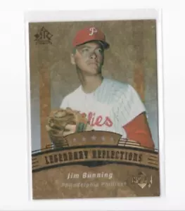 JIM BUNNING 2005 UPPER DECK REFLECTIONS-LEGENDARY REFLECTIONS CARD-SHIPS FREE - Picture 1 of 23