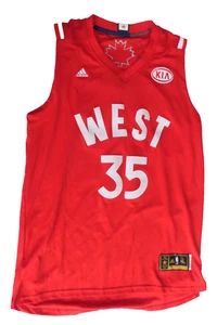 Adidas Kevin Durant #35 2016 Toronto All Star West Red Jersey - XL - Picture 1 of 6