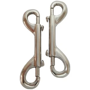 2 Pack Double Ended Bolt Snap 4-3/4" Long Trigger Hook For Horse And Pets - Picture 1 of 2