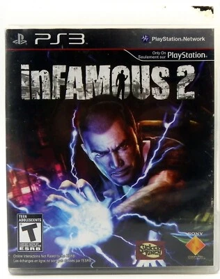 Complete InFamous 2 Sony PlayStation 3 PS3 2011 Good - Image 1 of 4