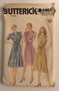 Butterick 3962 Vintage 80s Sewing Pattern Dress Size: 20 - Picture 1 of 8