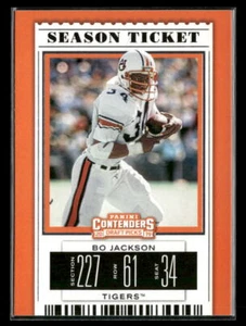 Panini Contenders Draft Picks Collegiate #15 2019 Bo Jackson Auburn Tigers - Imagen 1 de 2