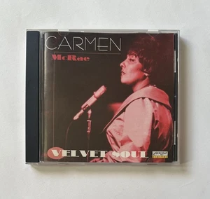 CARMEN McRAE Velvet Soul | 1996 Lasterlight Remastered CD - VG+ - Picture 1 of 3