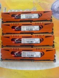 G.SKILL 32GB (4X8GB) DDR3 PC3-10600 1333 Desktop Gaming Memory F3-1333C9Q-32GAO - Picture 1 of 3